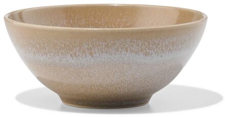 Hema Schaal Ø12cm Monaco reactief glazuur lichtbruin (lichtbruin)