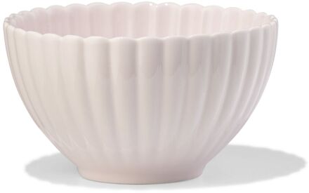 Hema Schaaltje ⌀12cm aardewerk bloem roze (roze)