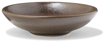 Hema Schaaltje Ø8cm PUUR reactief glazuur donkerbruin (donkerbruin)