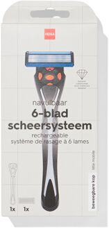 Hema Scheersysteem met 6 mesjes en trimmer