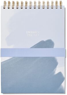 Hema Schetsboek Met Spiraal Blanco 25.4x18.6 Grijs