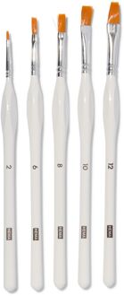 Hema Schilderpenselen met platte punt - 5 stuks