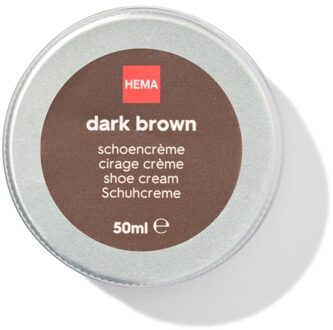 Hema Schoencrème donkerbruin 50ml (donkerbruin)