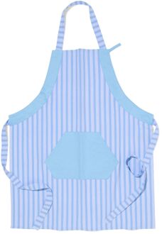 Hema Schort katoen grijsblauw (blauw)