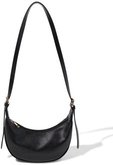 Hema Schoudertas imitatieleer zwart