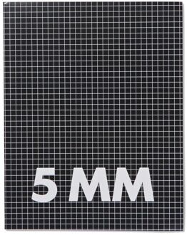 Hema Schriften 16.5 x 21 cm - geruit 5 mm - 3 stuks