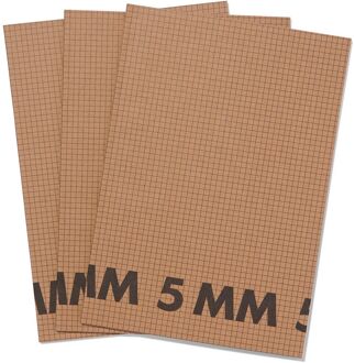 Hema Schriften A4 geruit 5 mm - 3 stuks