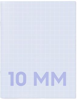 Hema Schriften blauw A5 geruit 10mm - 3 stuks