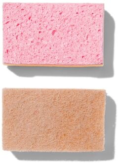 Hema Schuurspons tompouce - 2 stuks