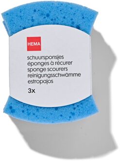 Hema Schuursponsjes krasvrij - 3 stuks