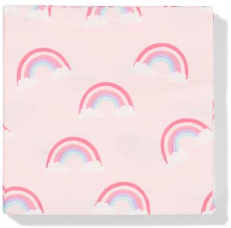 Hema Servetten 24x24cm papier regenbogen - 20 stuks