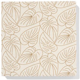 Hema Servetten 33x33cm papier botanisch - 20 stuks