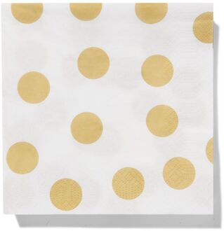 Hema Servetten gouden stip 20 stuks