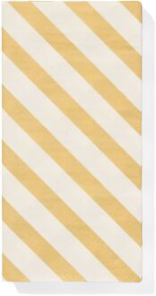 Hema Servetten gouden streep 40x40cm - 12 stuks
