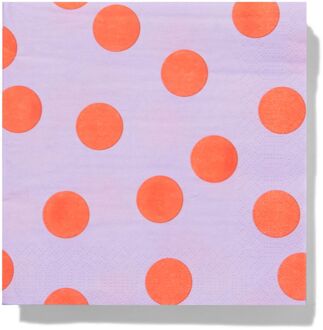 Hema Servetten stip 33x33cm - 20 stuks