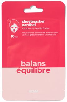 Hema Sheetmasker balans aardbei