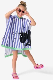 Hema Siepie kinder strandponcho 60x60cm velours (multicolor)