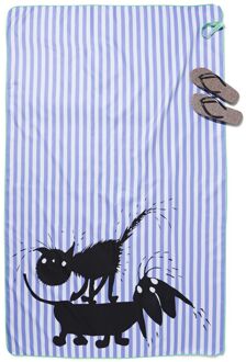 Hema Siepie microvezel handdoek 110x175cm (blauw)