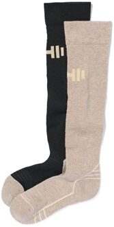 Hema Skisokken met wol - 2 paar zwart (zwart) - 39/42