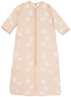 Hema Slaapzak met afneembare mouwen katoen 3.0tog ganzen roze (roze) - 86/104