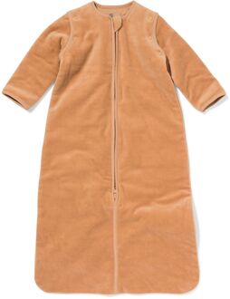 Hema Slaapzak met afneembare mouwen velvet 3.0tog beige (beige) - 50/62