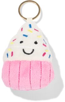 Hema Sleutelhanger 7.5cm cupcake roze