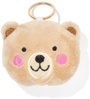 Hema Sleutelhanger 7x5.5cm teddybeer beige