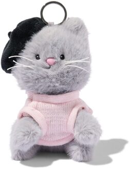 Hema Sleutelhanger 8x8x12cm kat Mimi