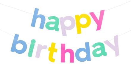 Hema Slinger happy birthday (multicolor)