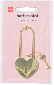 Hema Slot hartjes 10x4.5cm