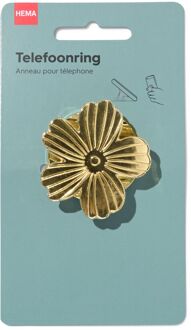 Hema Smartphone ring ⌀5cm bloem goud (goud)