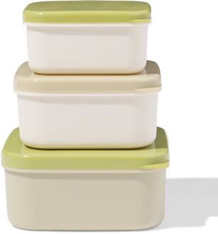 Hema Snackboxen groen - 3 stuks (groen)