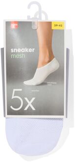 Hema Sneakersokken 5 paar wit (wit) - 35/38