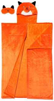 Hema Snuggle deken en slaapmasker vos