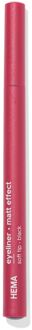 Hema Soft eyeliner mat zwart (zwart)