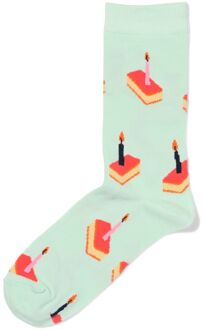 Hema Sokken voor volwassenen 'it's your day' felgroen (felgroen)