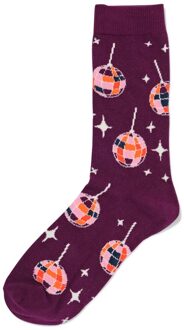 Hema Sokken voor volwassenen 'let's dance' paars (paars) - 43/46