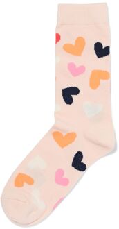 Hema Sokken voor volwassenen 'lots of love' lichtroze (lichtroze) - 35/38