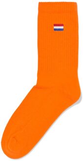 Hema Sokken voor volwassenen Nederlandse vlag oranje (oranje) - 39/42