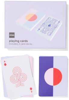 Hema Speelkaarten Minimalistisch - 2 Stuks