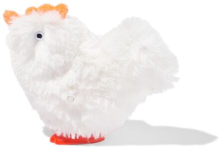 Hema Speelknuffeltje opwindbaar kip 13x10.5x5.5cm