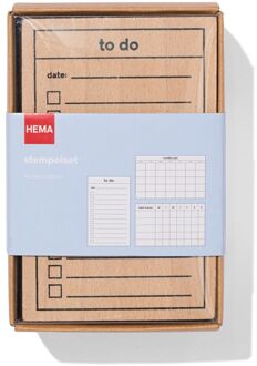 Hema Stempelset journalling - 3 stuks