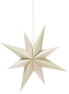 Hema Ster 40cm papier metallic ecru