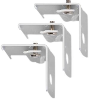 Hema Steunen 3cm voor gordijn U-rail - 3 stuks (wit)