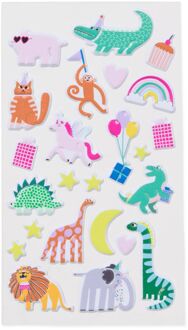 Hema Stickers feestbeesten