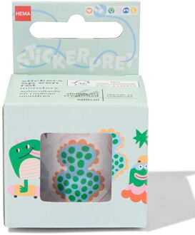 Hema Stickers op een rol 4m monsters