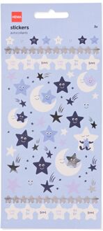 Hema Stickervellen 22x10 cm sterren - 3 stuks (multi)