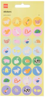 Hema Stickervellen dieren