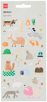 Hema Stickervellen huisdieren