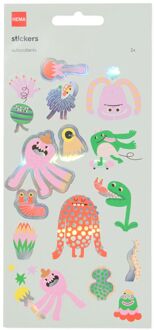 Hema Stickervellen monsters - 2 stuks